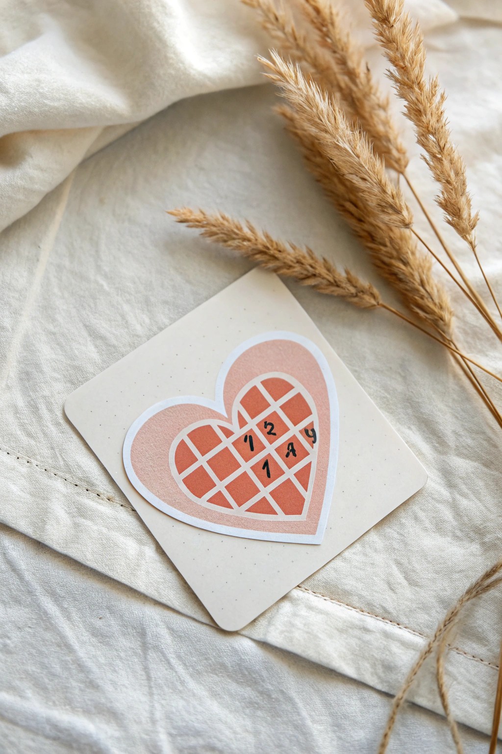 Add a pop of personality to your planner with handcrafted heart calendar icon stickers!