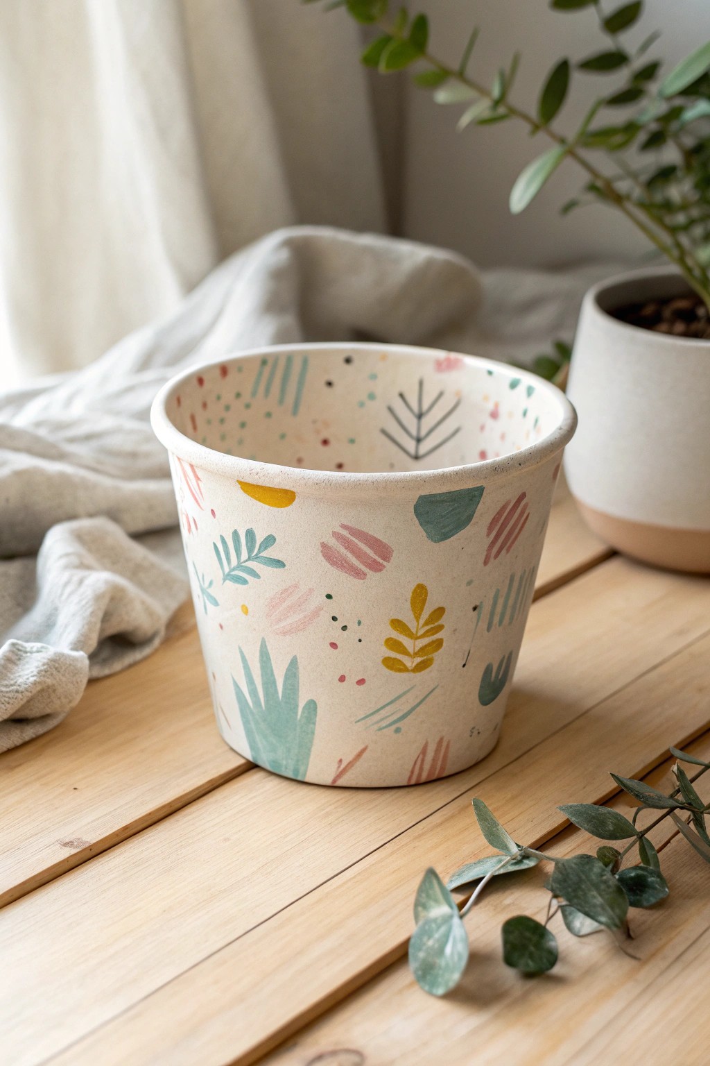 Let little hands (and hearts) turn simple pots into playful masterpieces.