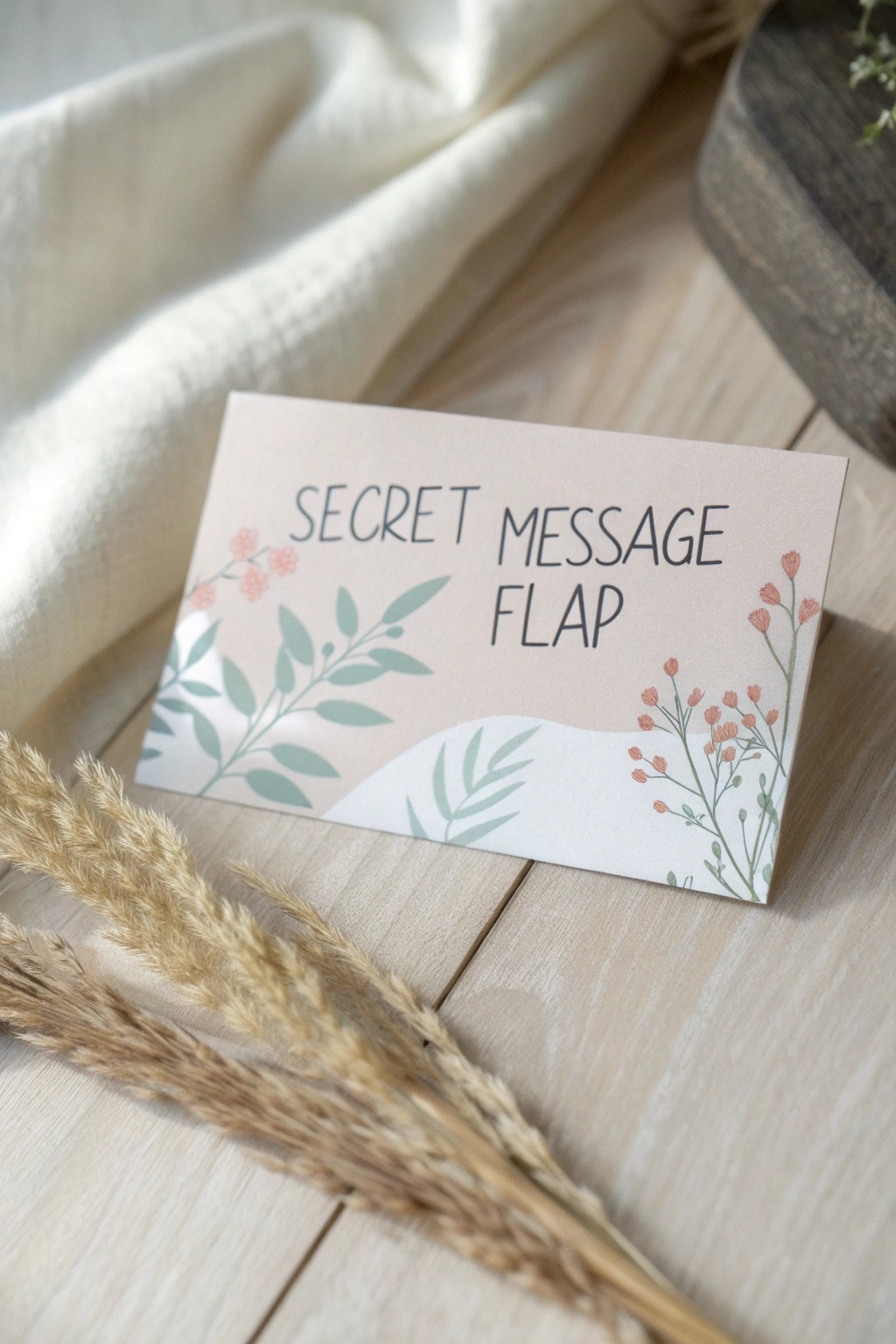 Uncover a hidden message—Scandi-boho flap stickers for a touch of everyday magic.