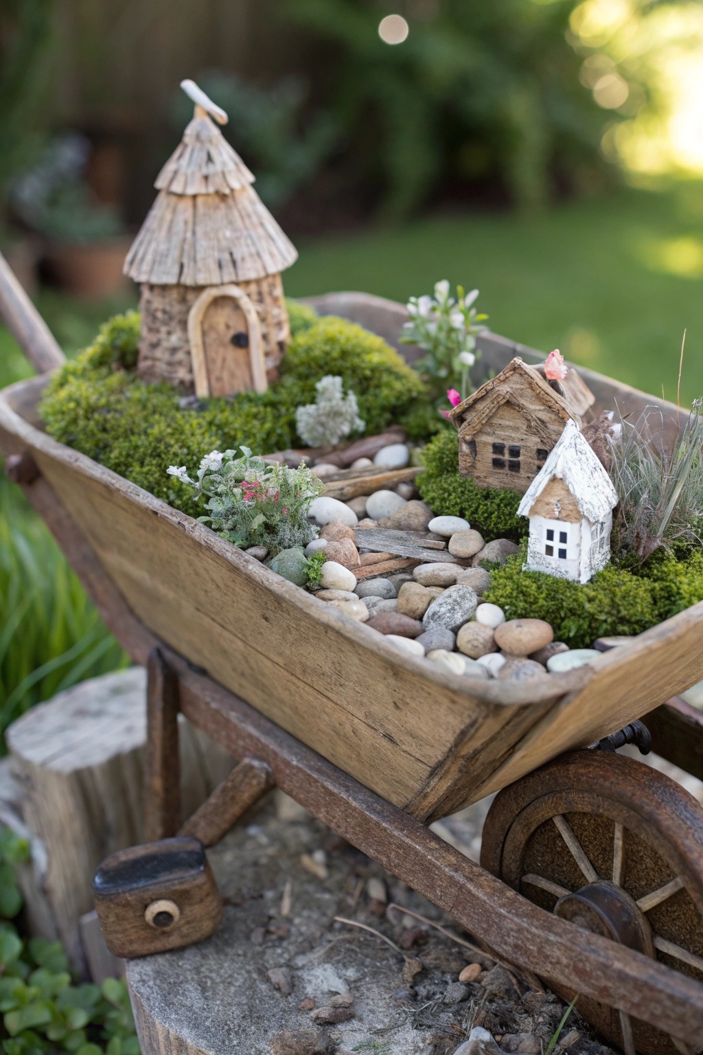 A whimsical fairy village on wheels—where magic meets creativity and nature.