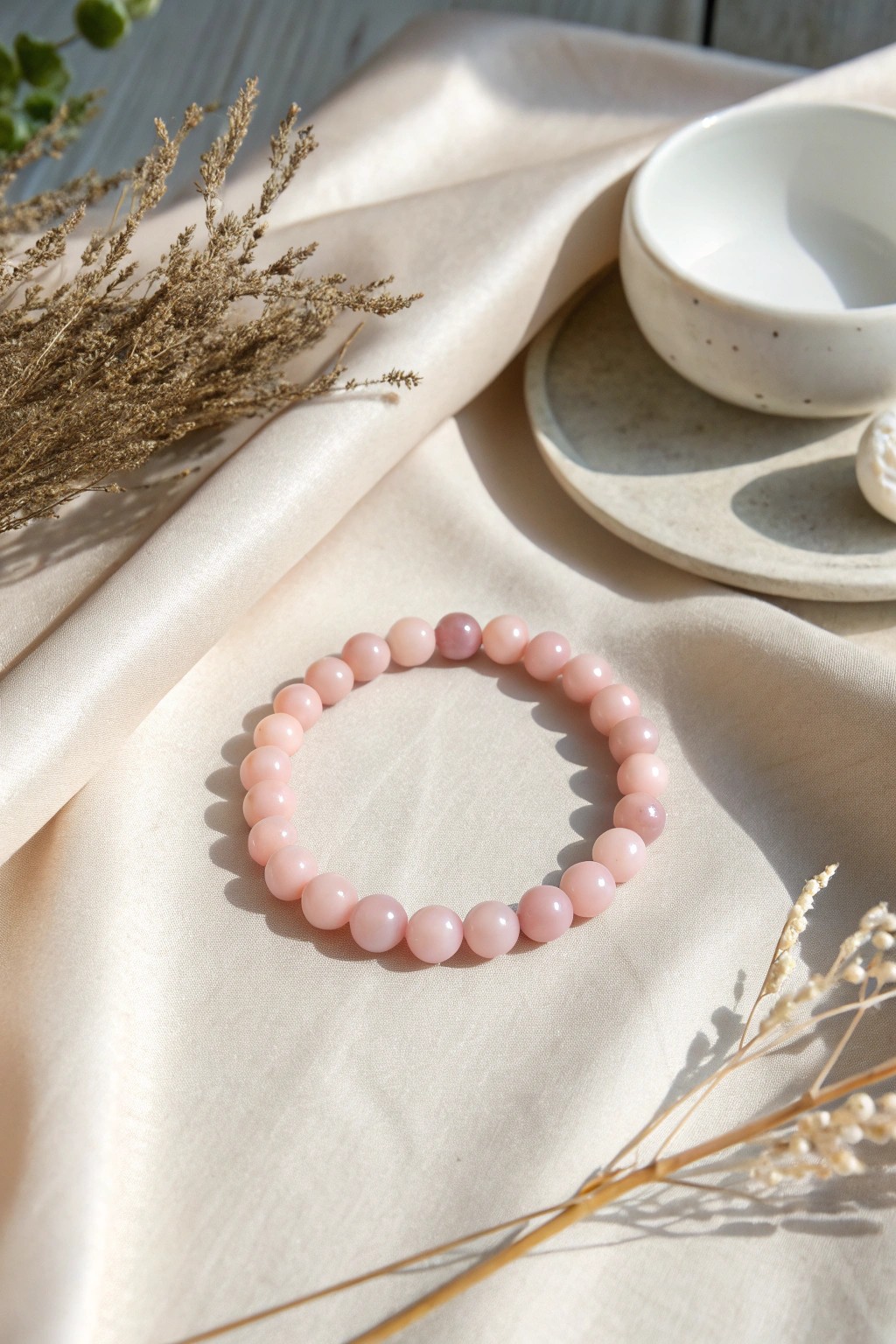 Monochrome blush: Effortless elegance in a single shade.