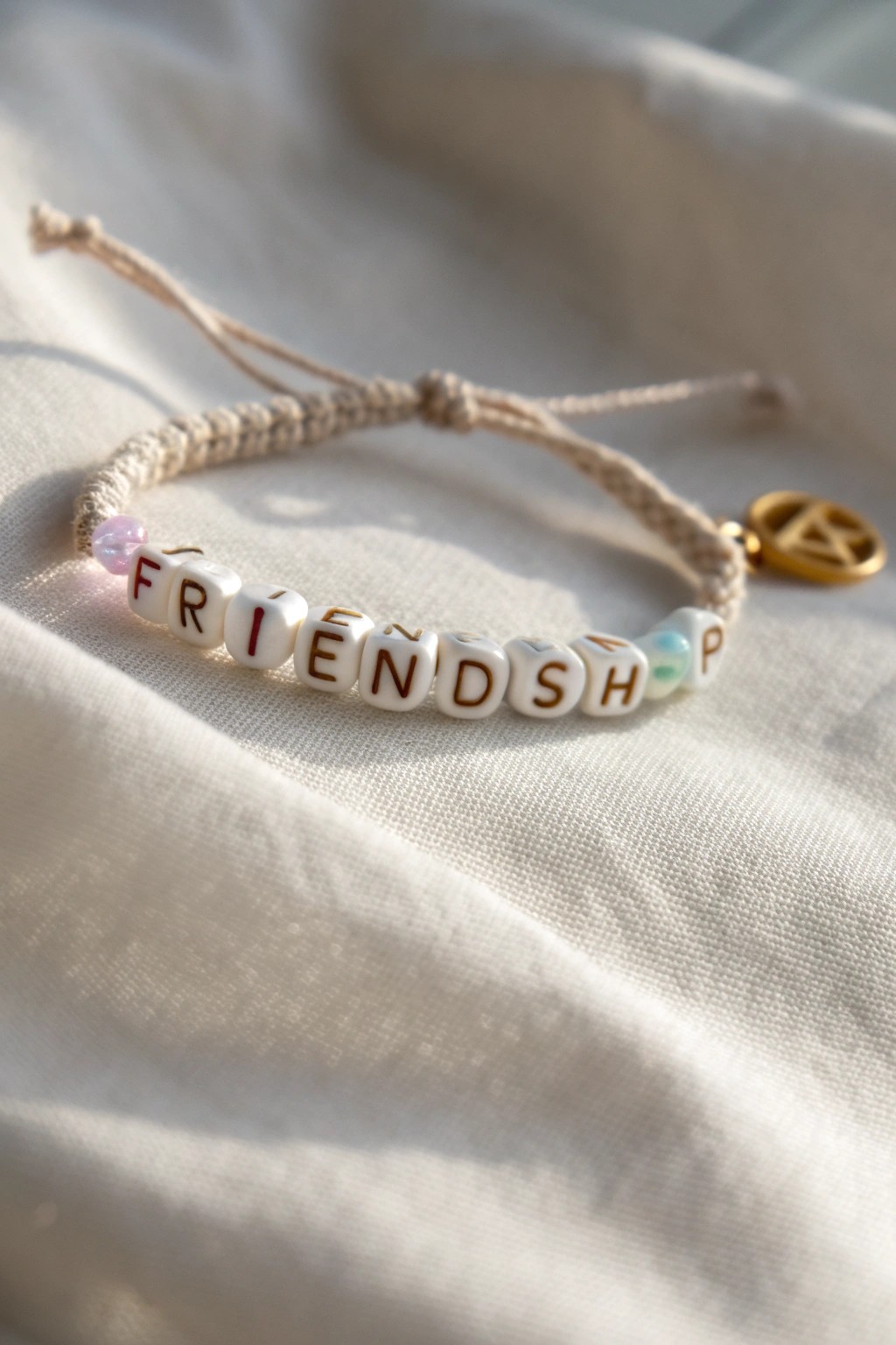 Spell out your story—minimalist beaded word bracelets for heartfelt friendships.