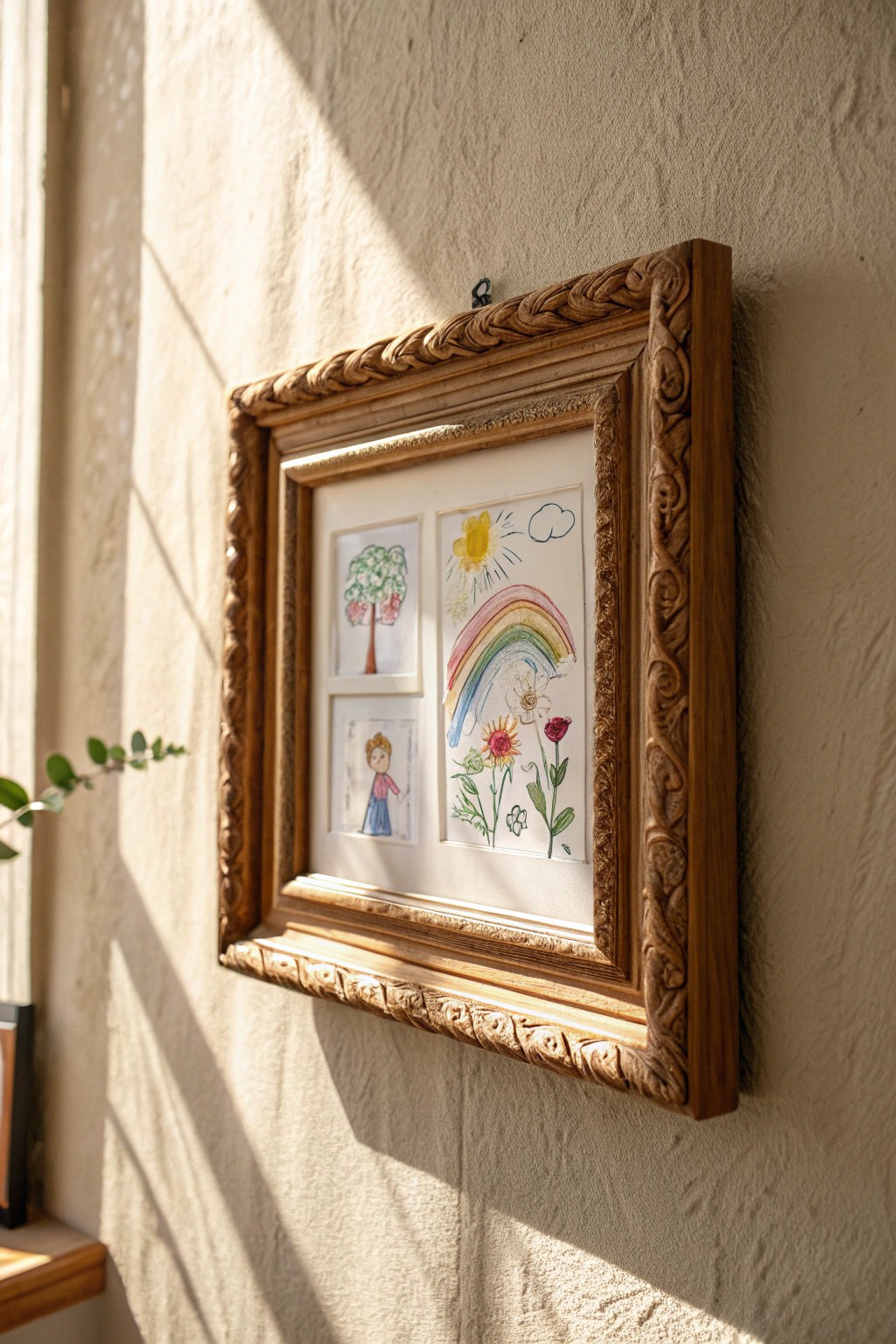 Celebrate your child's creativity with a beautifully framed, ever-changing gallery wall.