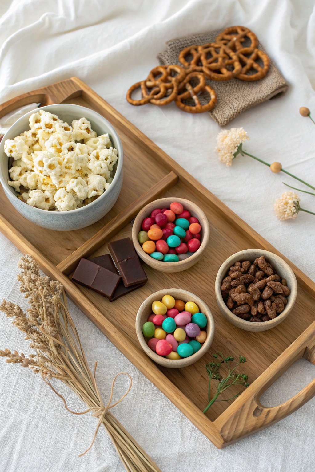 Curate your perfect movie night snack bar—simple, beautiful, and deliciously inviting.
