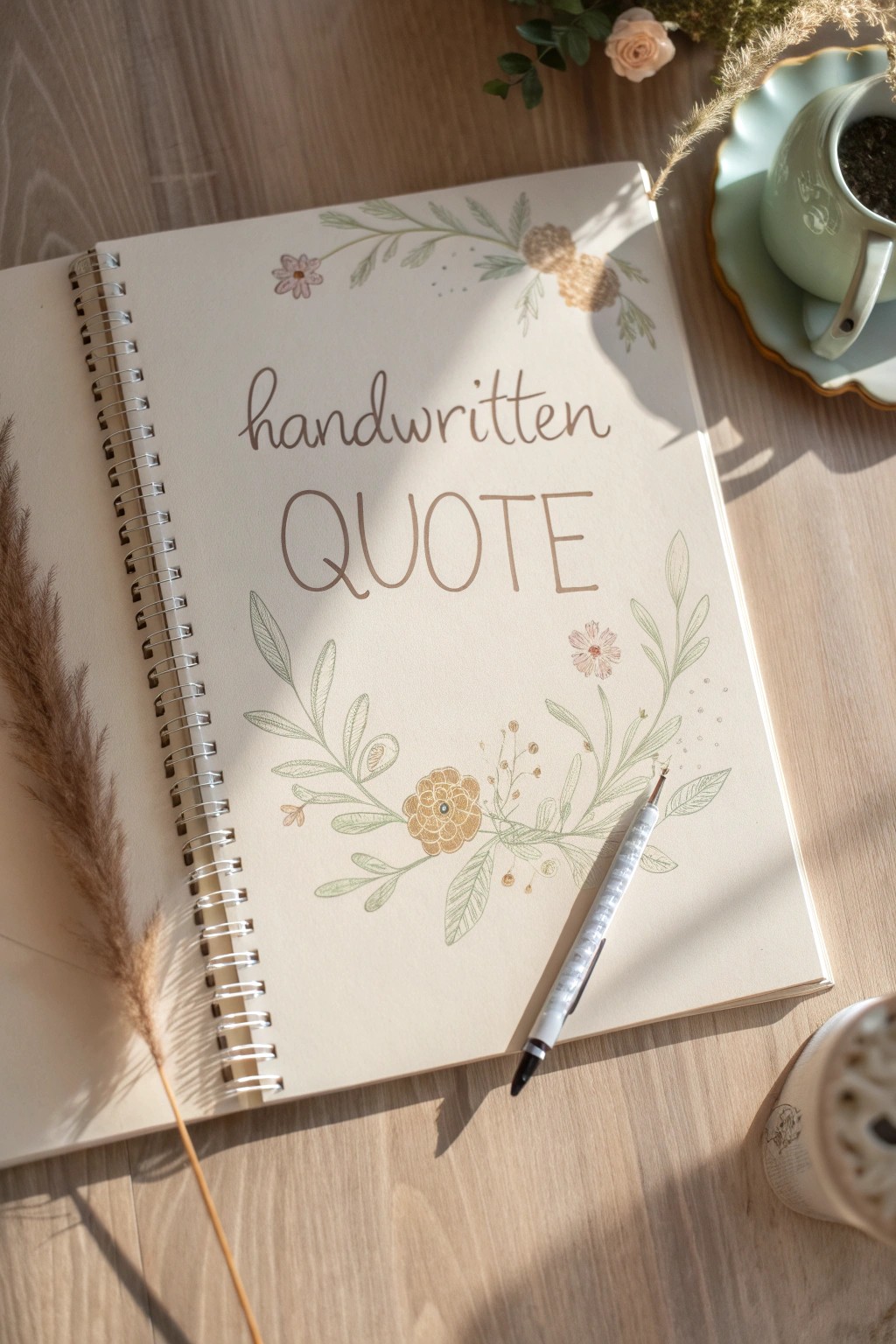Sprinkle heartfelt handwritten quotes into your scrapbook for a touch of authentic charm.