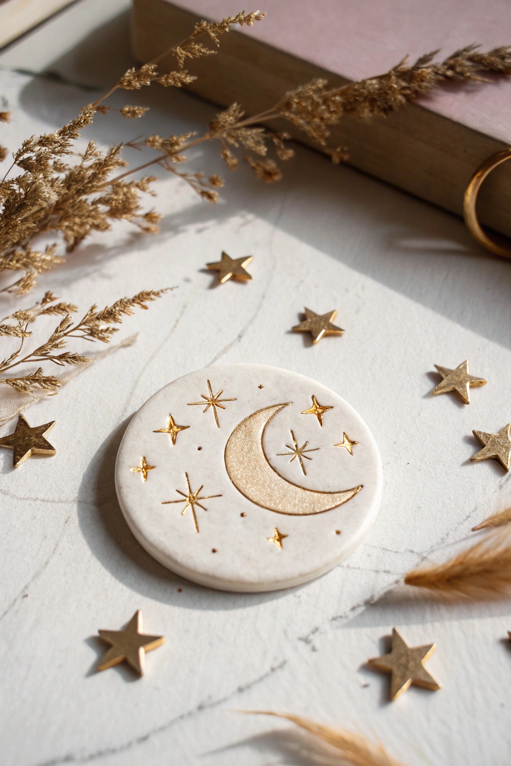 Bring a touch of celestial magic to your space with dreamy, handcrafted moon & star stickers.