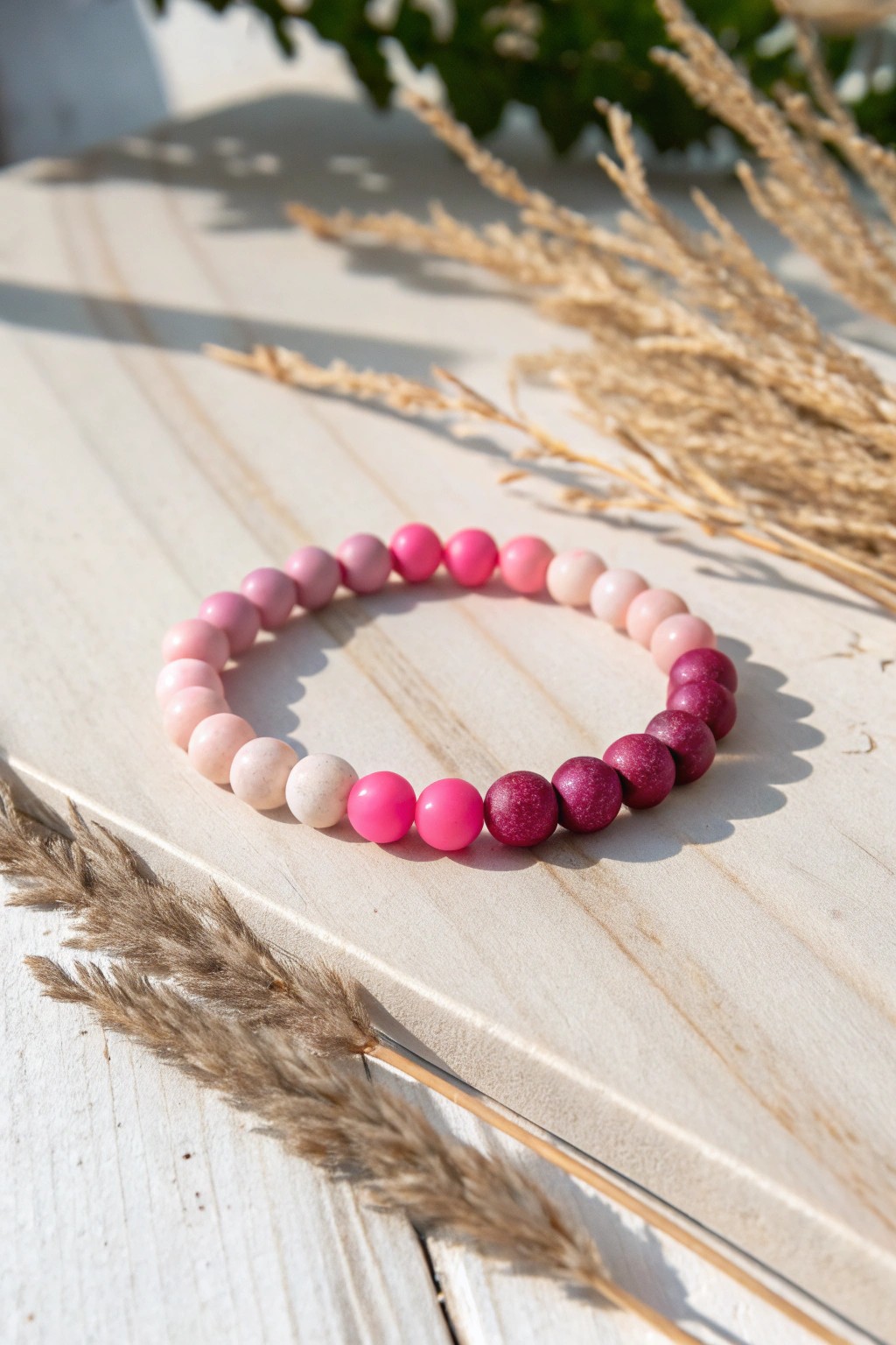 Dreamy ombre beads—where Scandinavian minimalism meets boho charm.