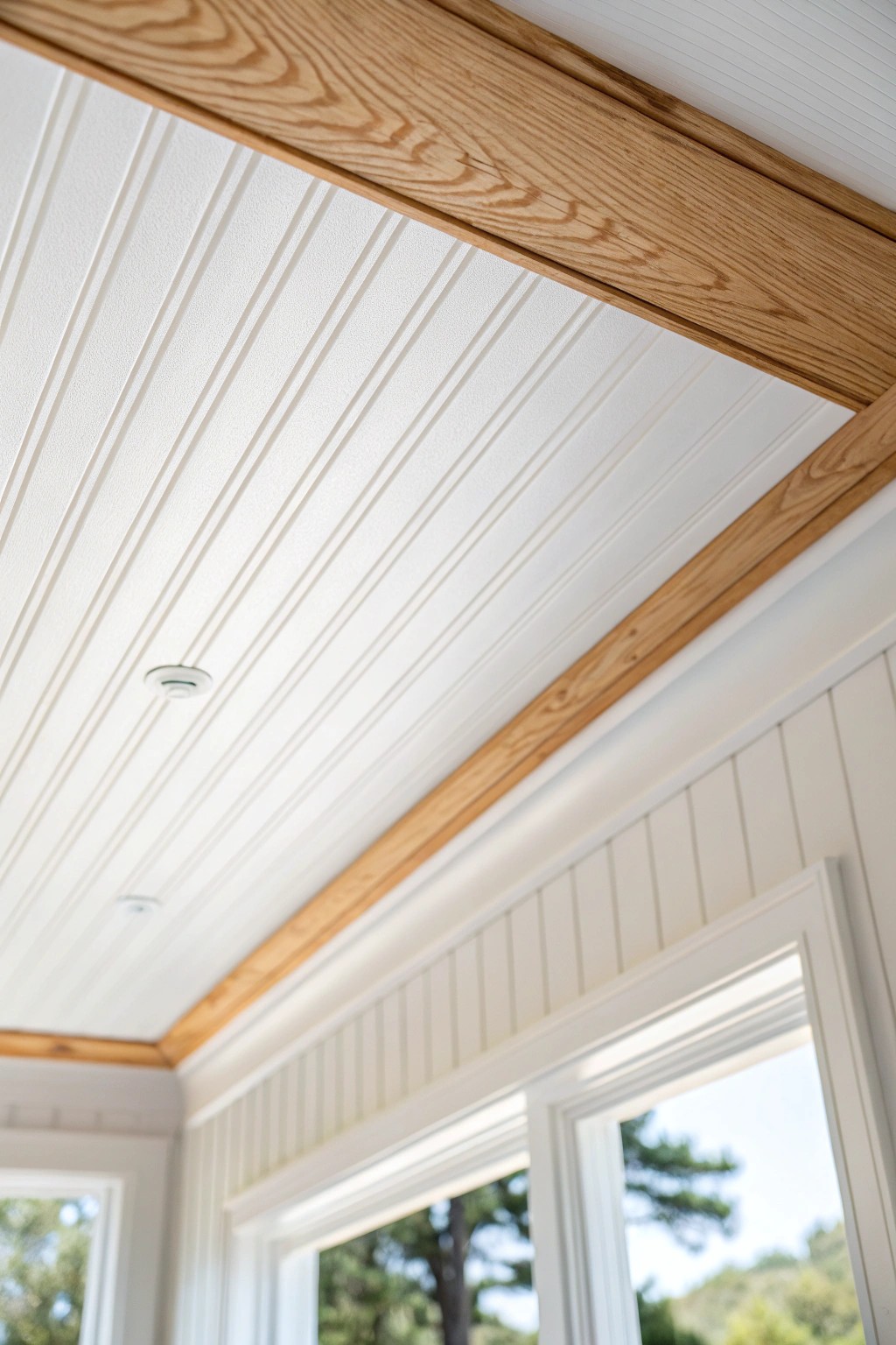 Elevate your space with the timeless charm of chic beadboard ceilings.