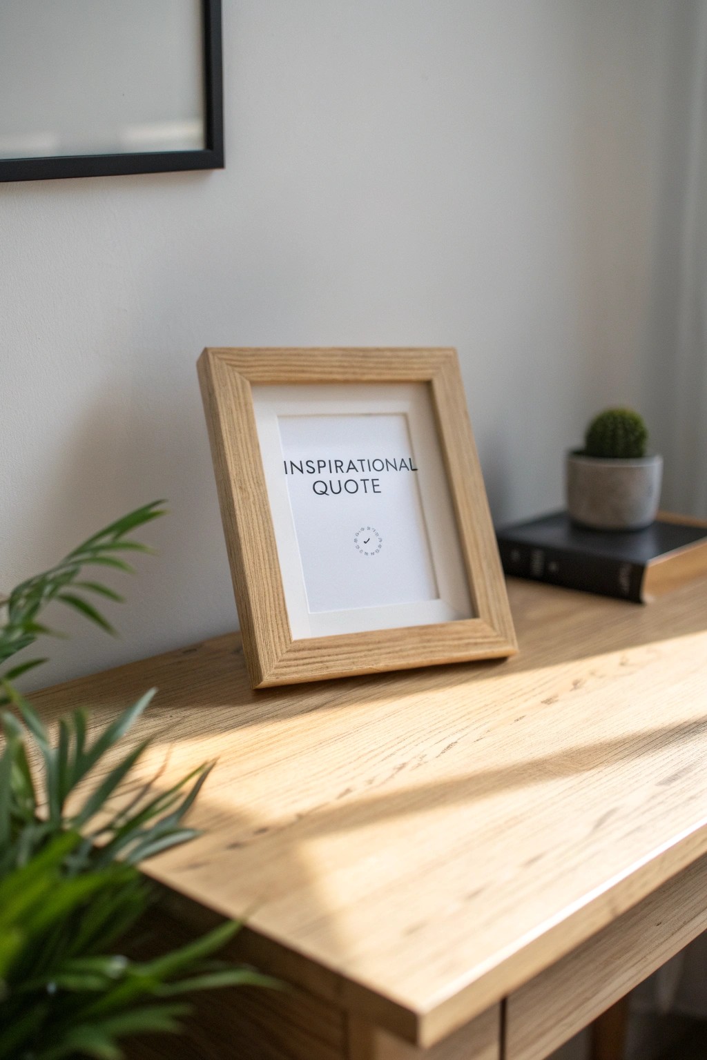 Let your workspace inspire you—one meaningful quote at a time.
