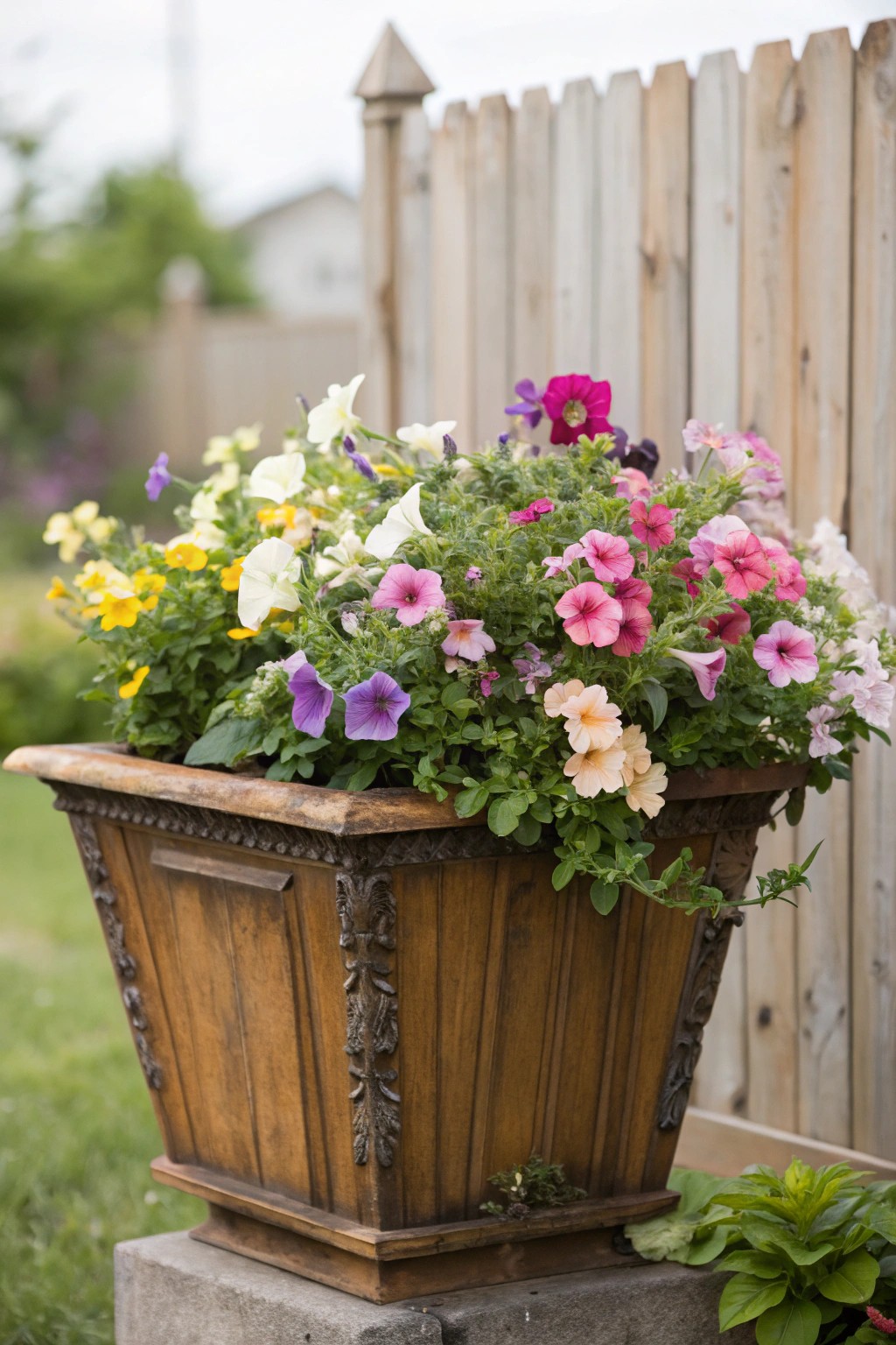 A handcrafted flower-filled border brings effortless charm and color to your garden.