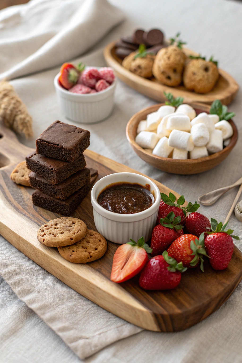 A dreamy dessert grazing board—simple, stunning, and sweetly irresistible.