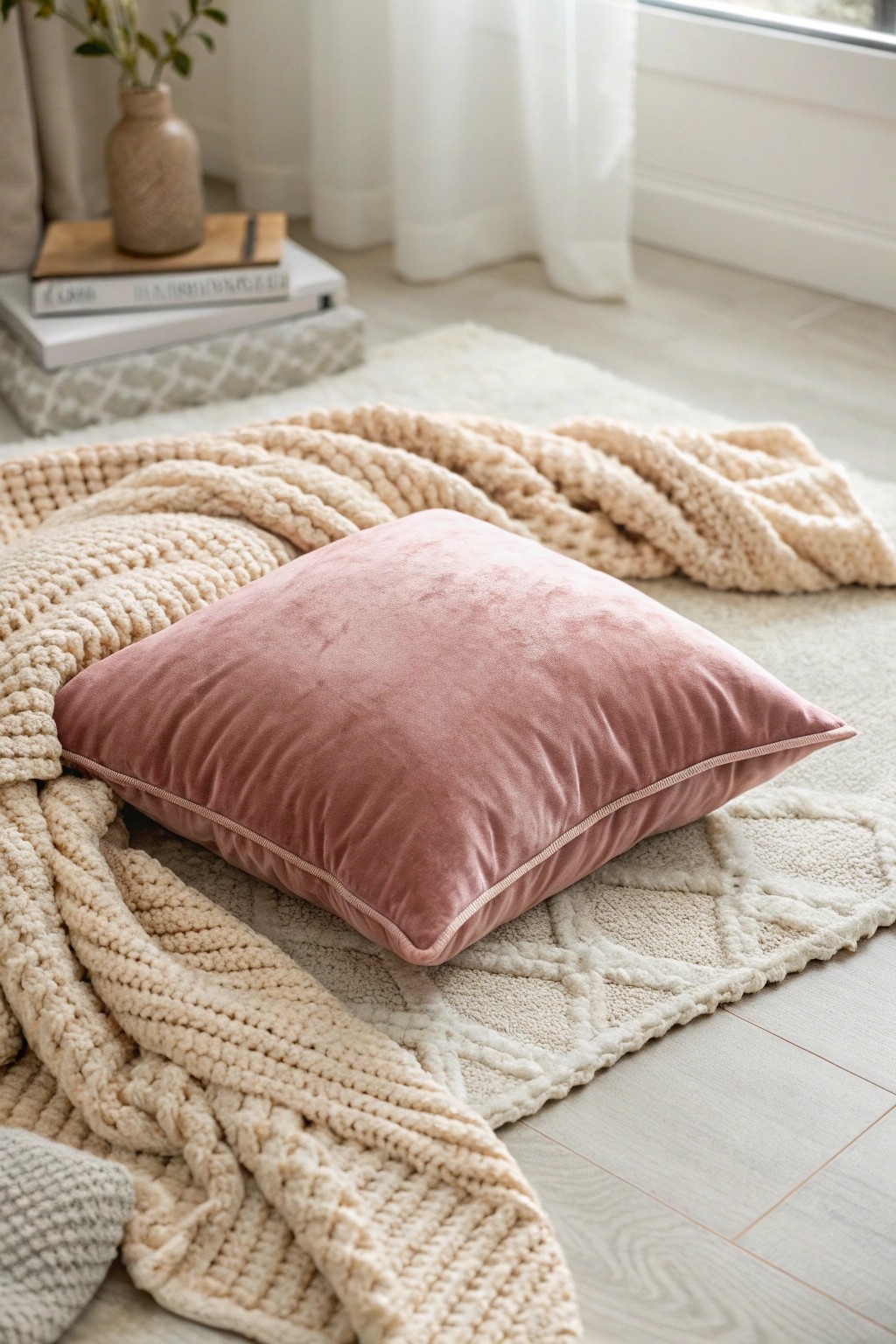 Simplicity meets comfort—lush layers for a dreamy teen retreat.
