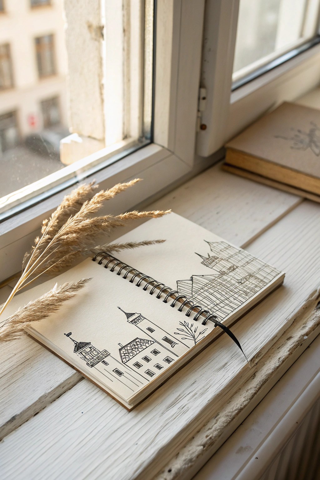 Find inspiration in everyday city views—your sketchbook, your story.