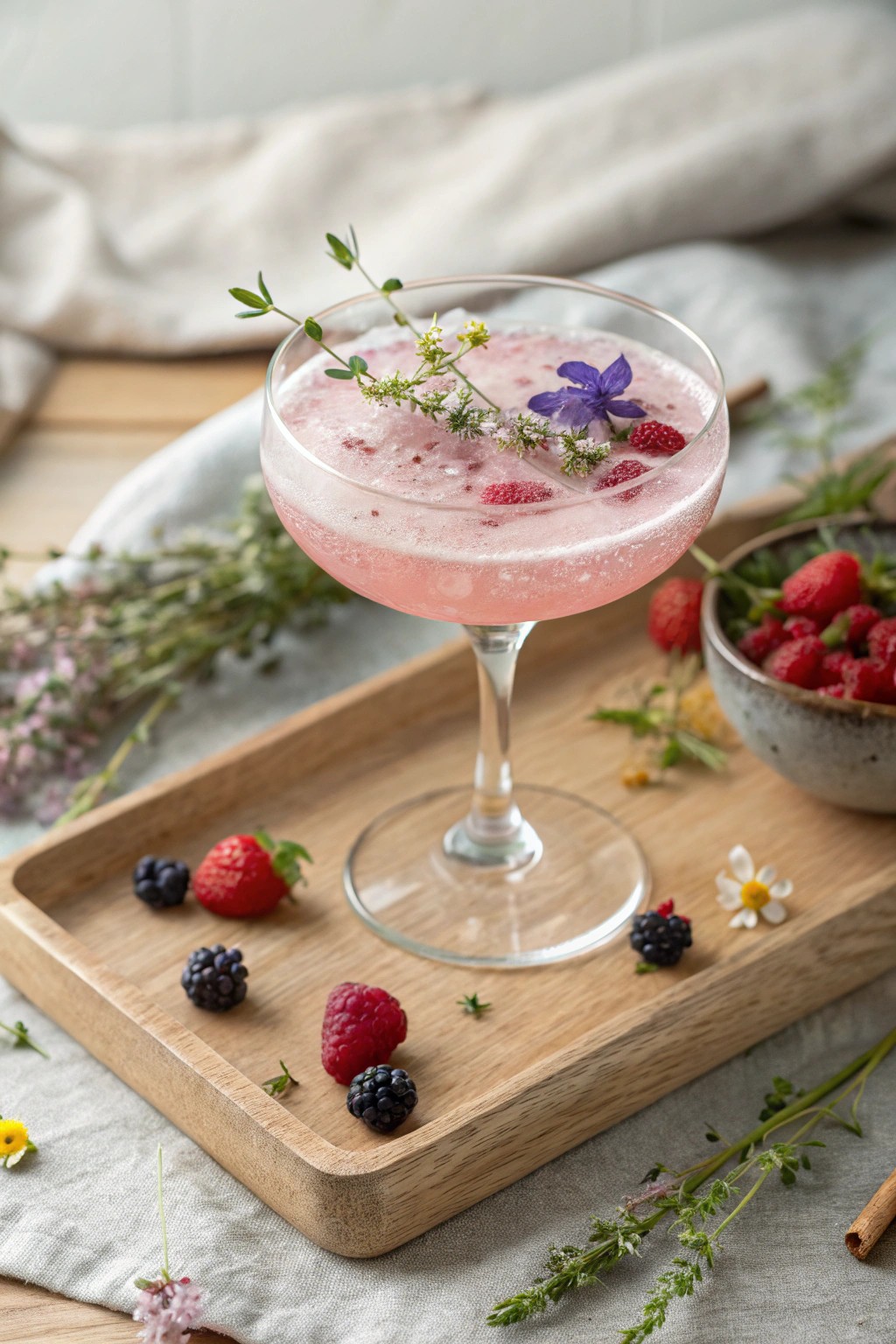 Raise a glass to friendship: create pretty, personalized cocktails and mocktails for your Galentine’s celebration.