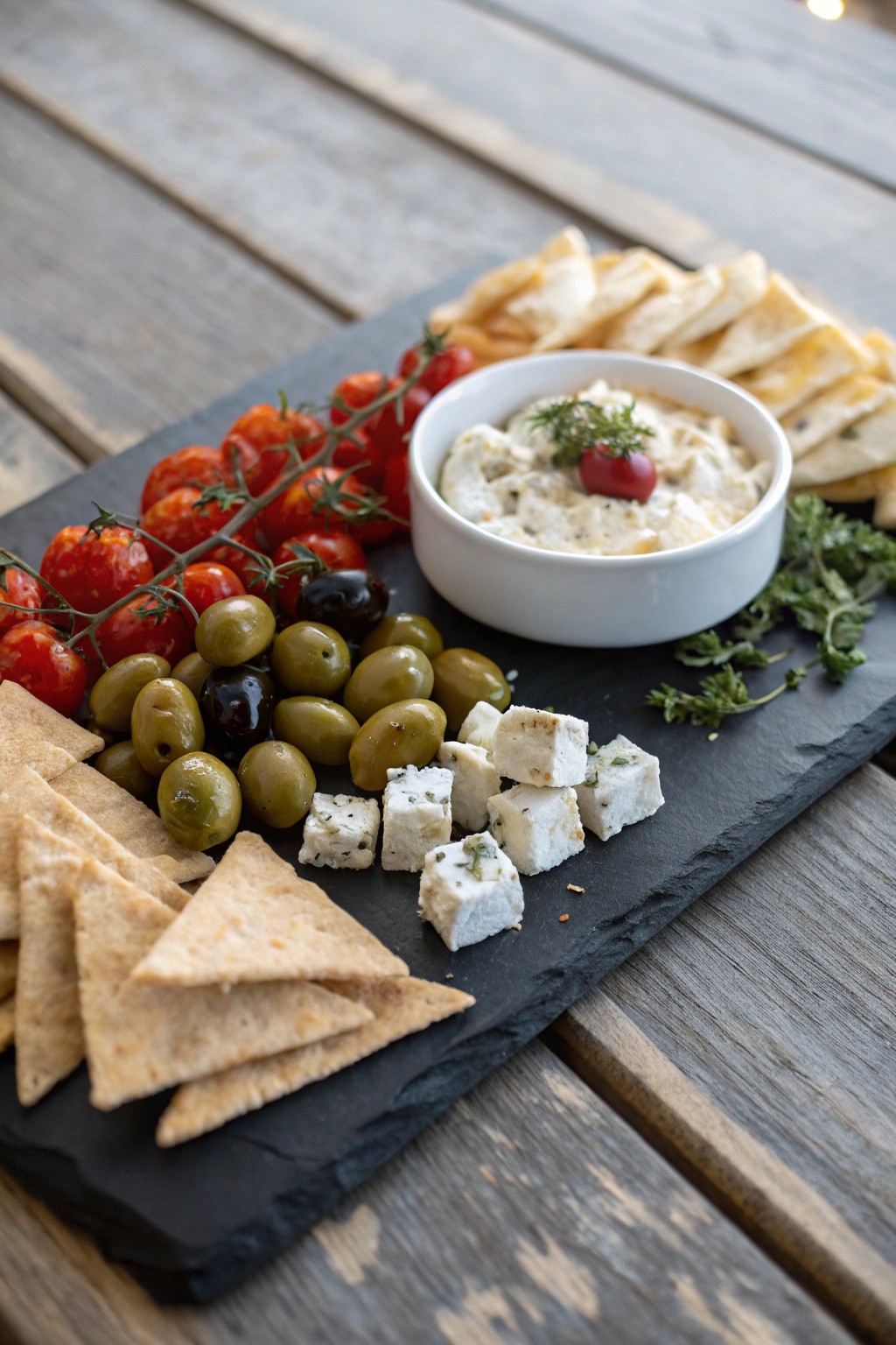 Savor the art of simplicity with this Mediterranean-inspired grazing board.
