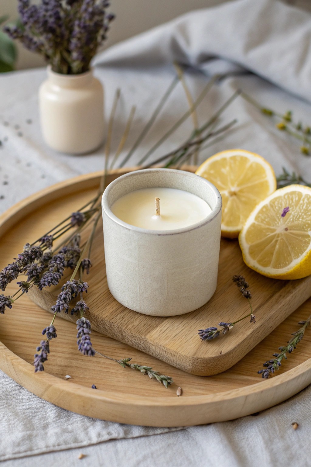 Elevate any new home with the simple luxury of a handcrafted scented candle.
