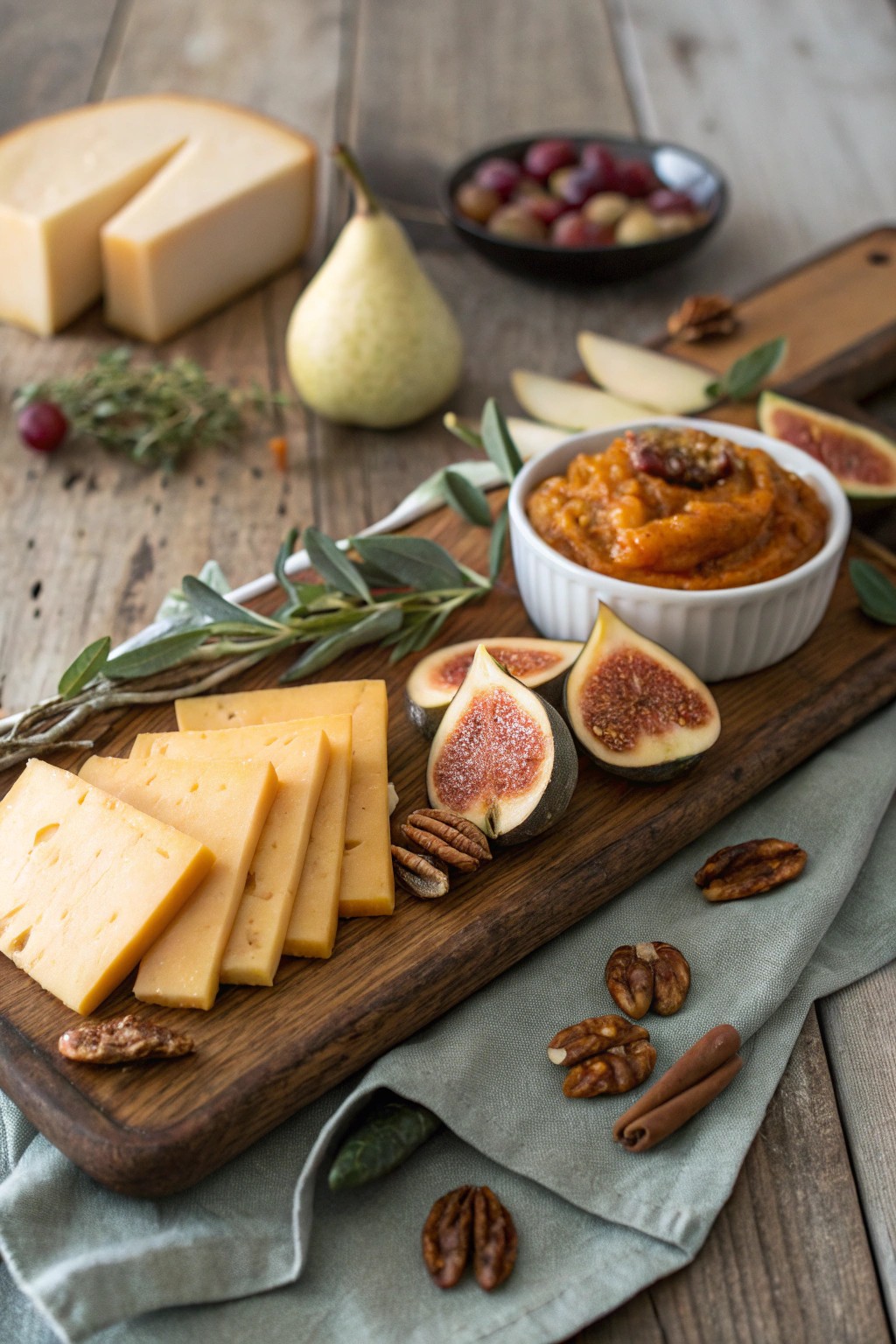 Savor autumn’s flavors with a cozy harvest grazing board.