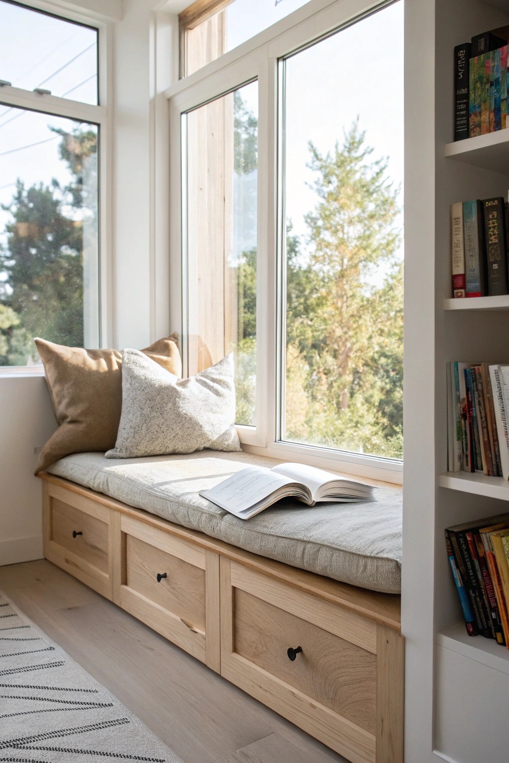 A sunlit window nook—where stories and daydreams come alive.