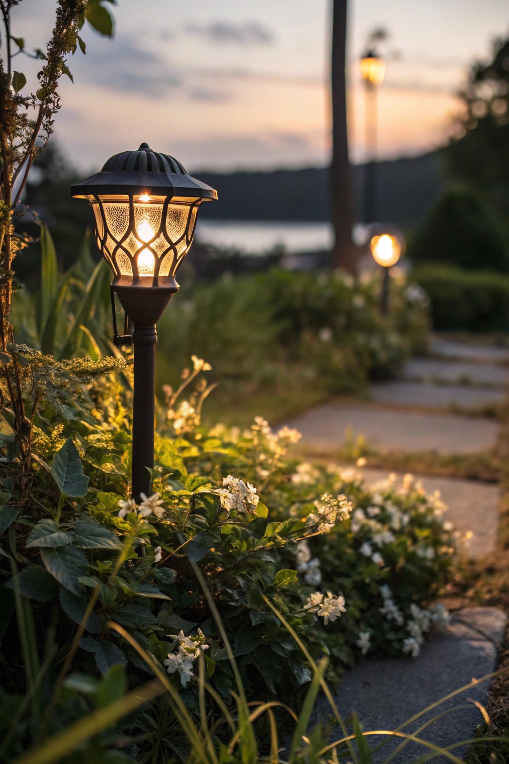 Enchant your evenings with simple, beautiful outdoor lighting.