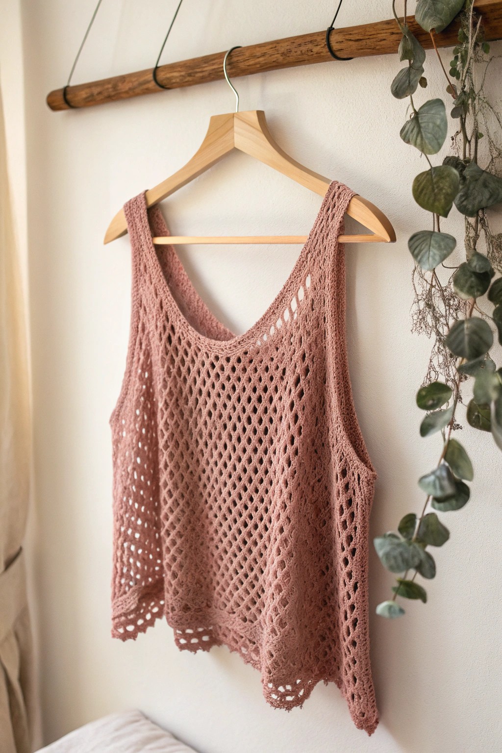 Breathe easy in a handmade crochet mesh top—modern, breezy, and beautifully crafted.
