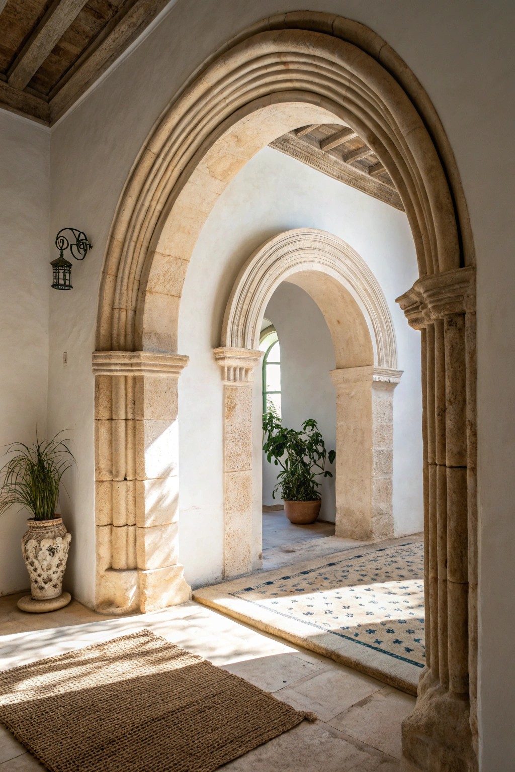 Elevate your entryway with a handcrafted architectural arch—where subtle luxury meets timeless elegance.