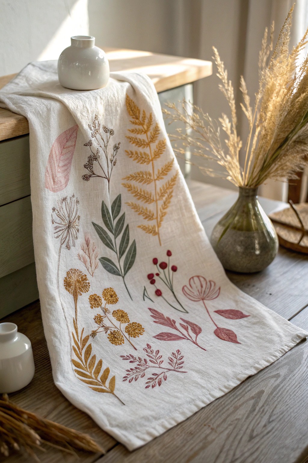 Artisan tea towels: a touch of handcrafted beauty for any kitchen.