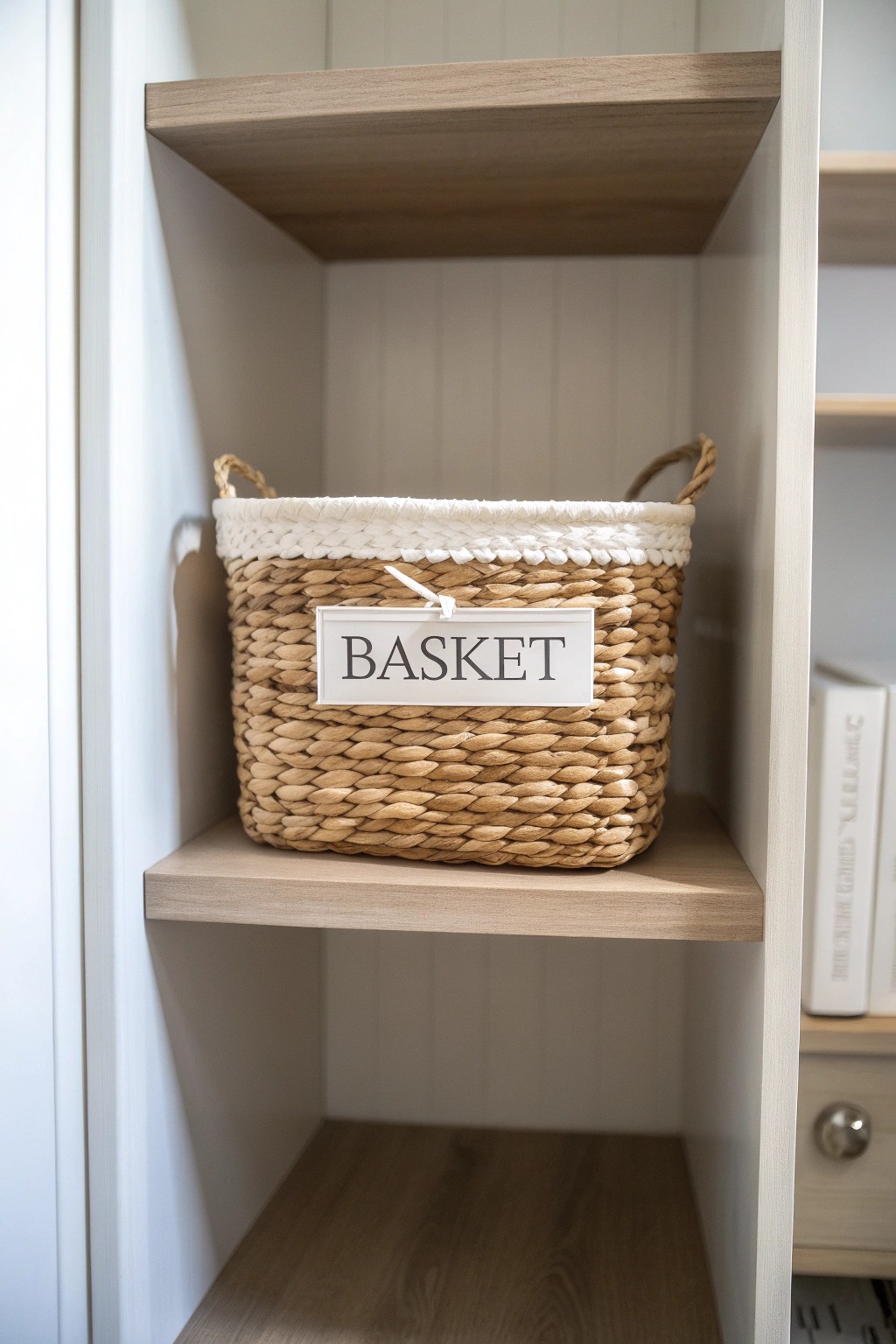 Effortless closet organization starts with a single stackable basket.