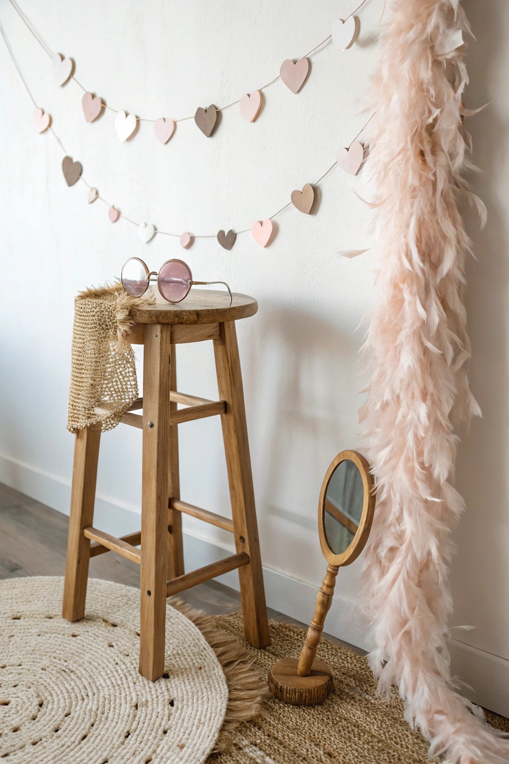 Handmade props ready for Galentine’s Day selfies—celebrate friendship in style!