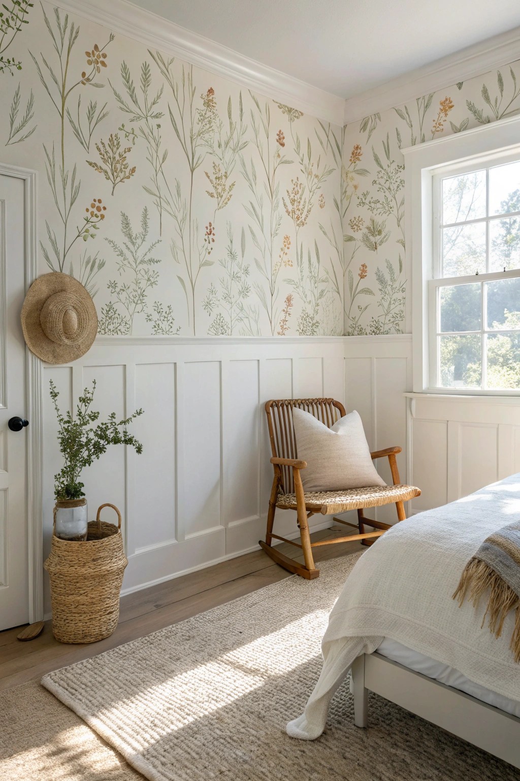 Elevate your space with a simple, nature-inspired peel-and-stick accent wall.