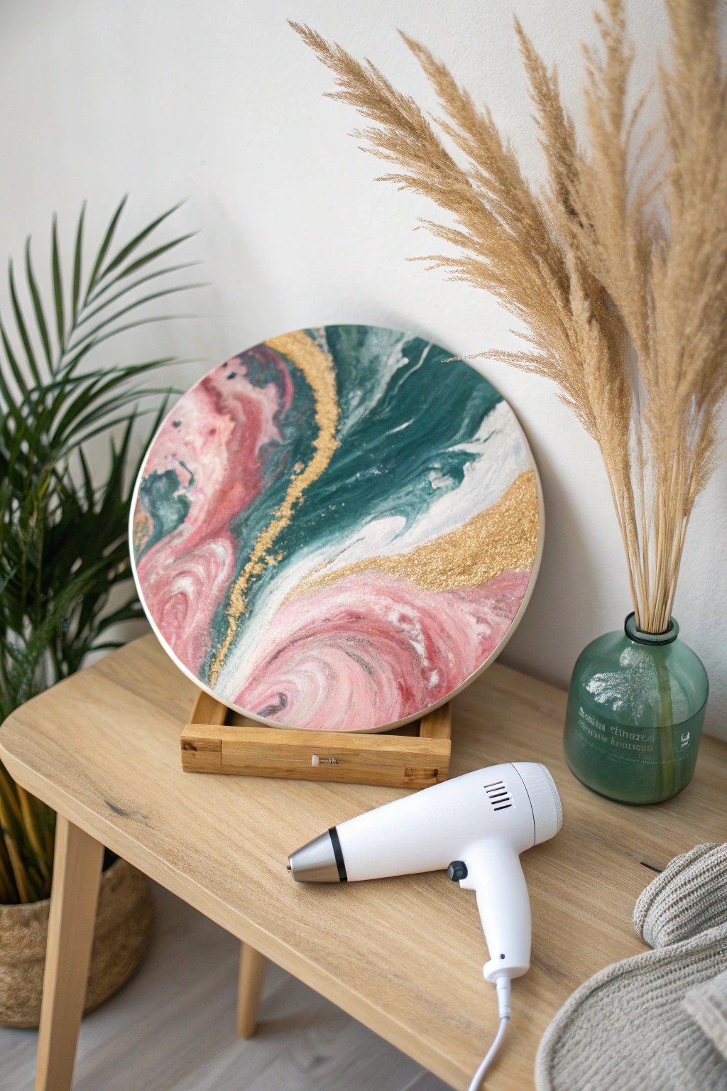 Vivid Dutch Pour Magic: Where Bold Color Meets Scandinavian Simplicity