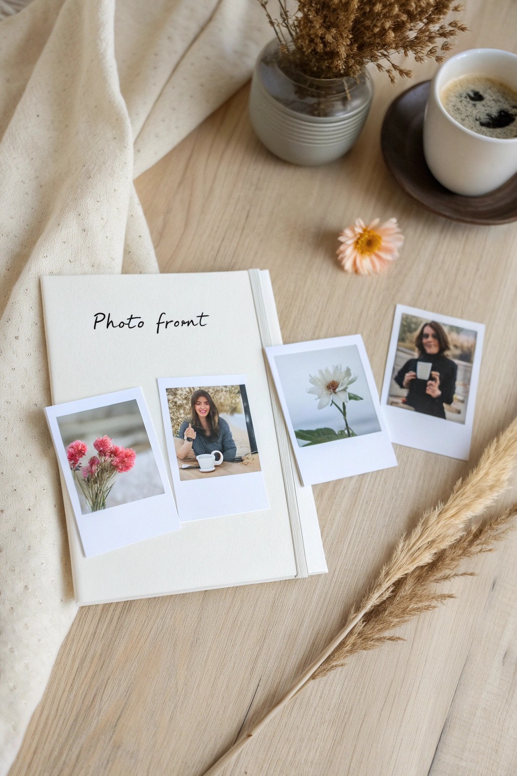 Create smiles with a charming Polaroid collage card.