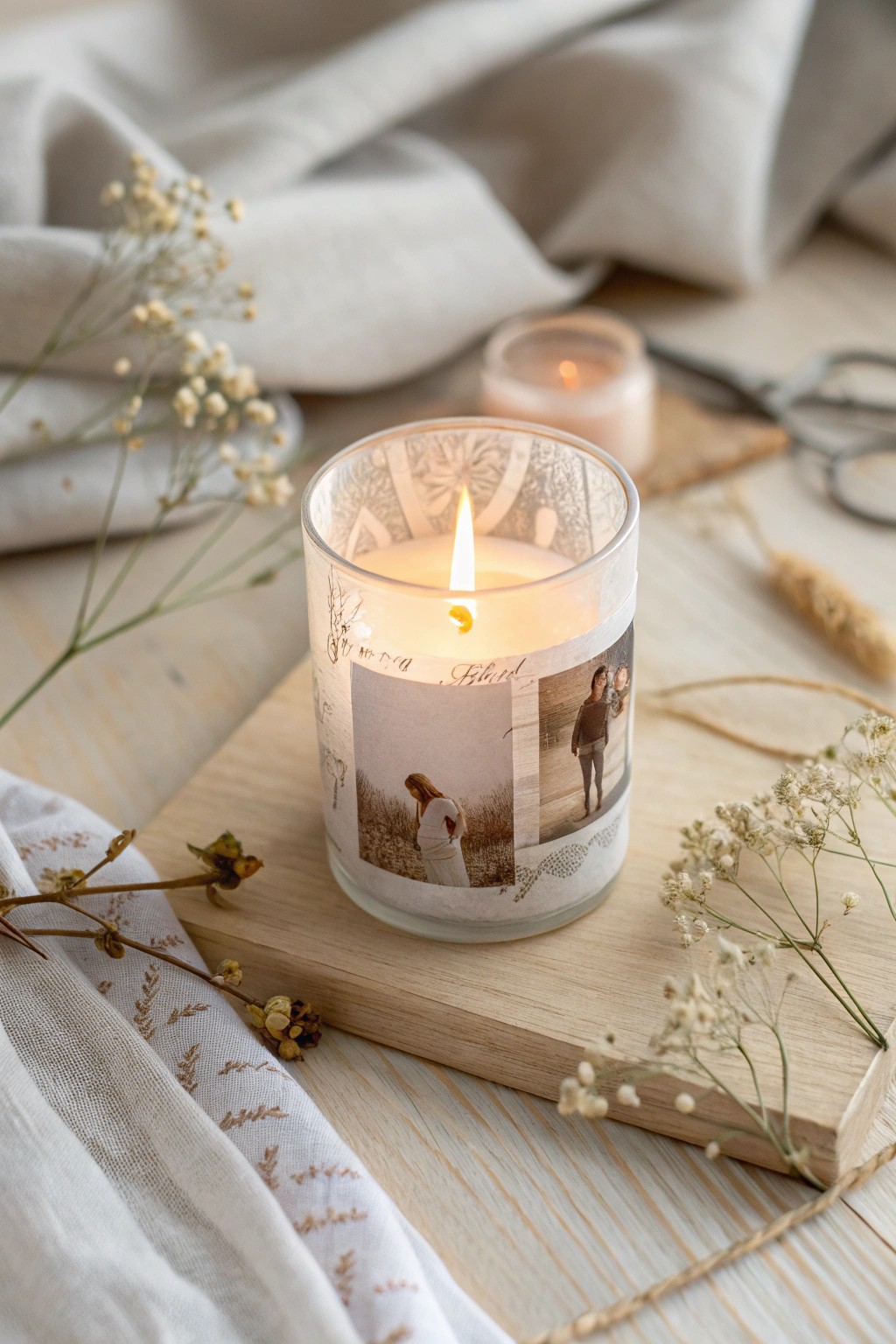 Create a magical glow with DIY photo candle holders—where memories and minimalism meet.