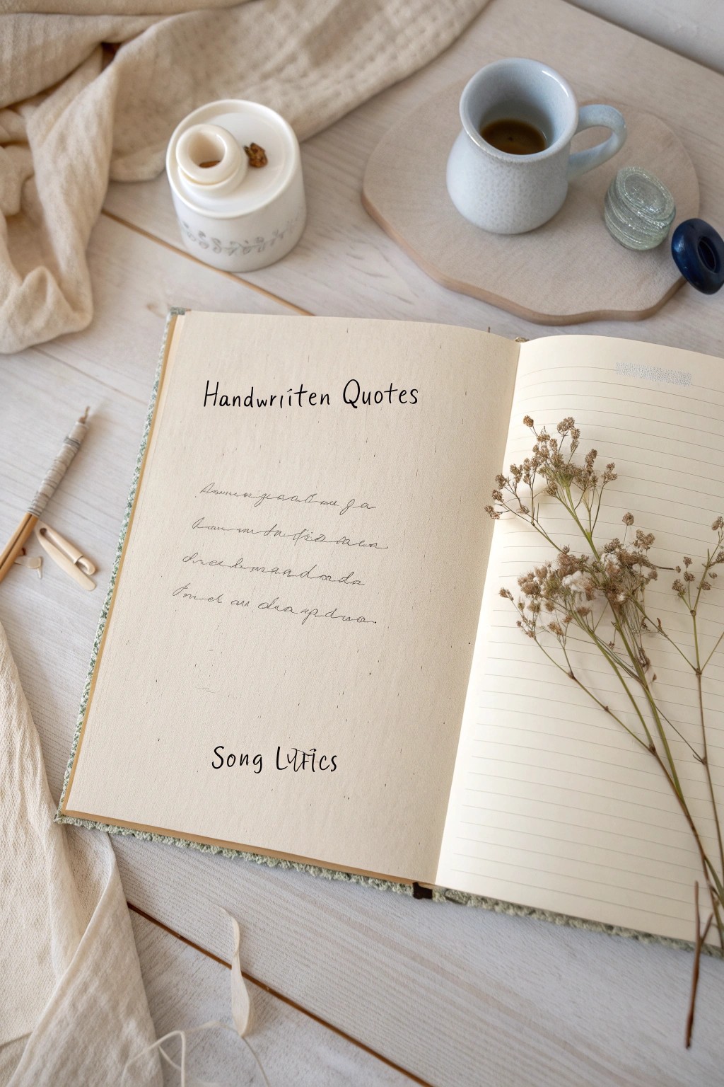 Handwritten quotes bring a heartfelt, personal touch to your scrapbook.