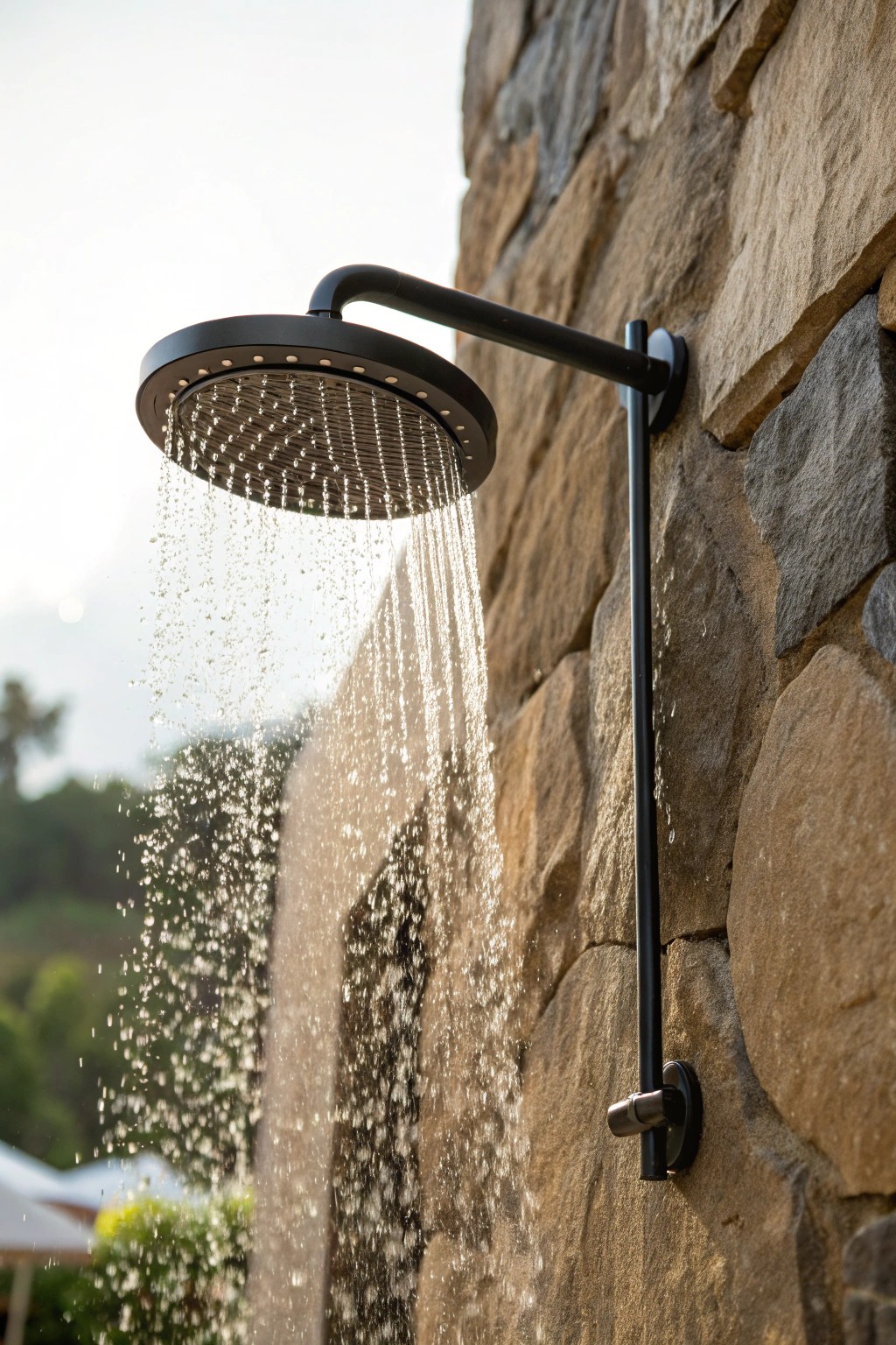 Elevate your shower experience with the simple luxury of a rainfall showerhead.